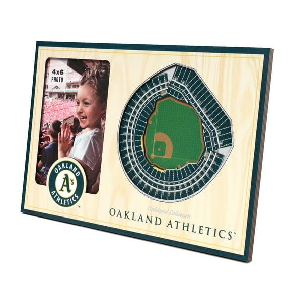 YouTheFan MLB Oakland Athletics 3D StadiumView Picture Frame
