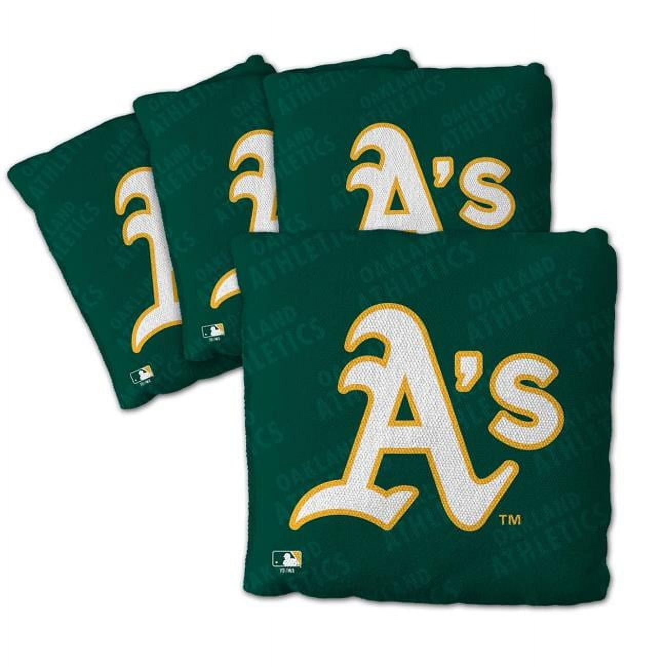 MLB Oakland Athletics Cornhole Bags - 4PK - Green