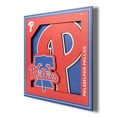 thumbnail image 1 of Phillies 12'' x 12'' 3D Logo Wall Art, 1 of 4