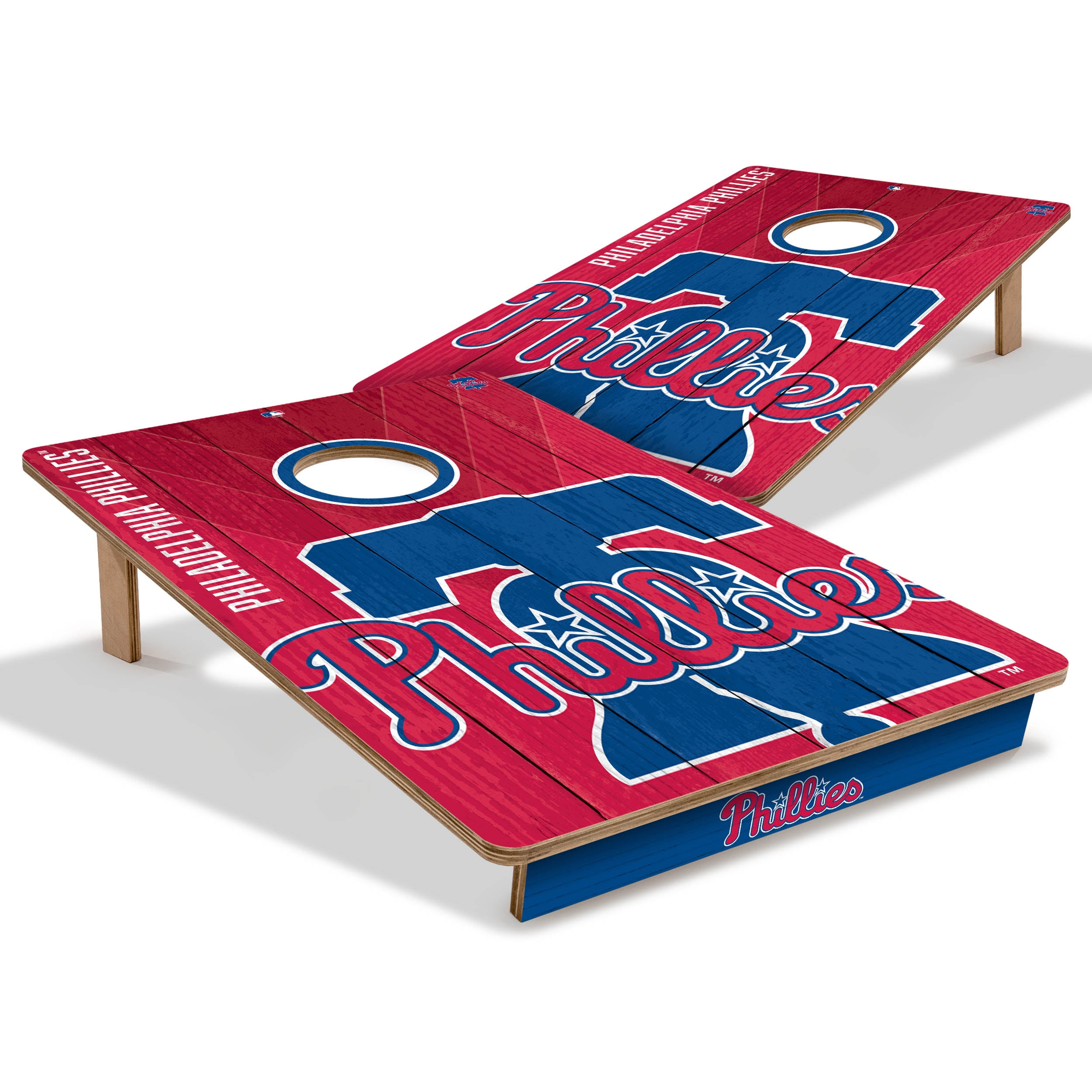 YouTheFan MLB Philadelphia Phillies 2' x 3' Cornhole Game No Bags