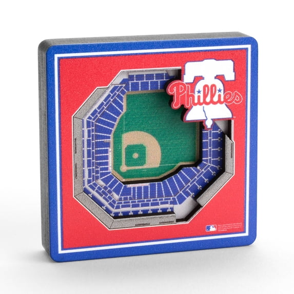 YouTheFan MLB Philadelphia Phillies 3D StadiumView Magnet