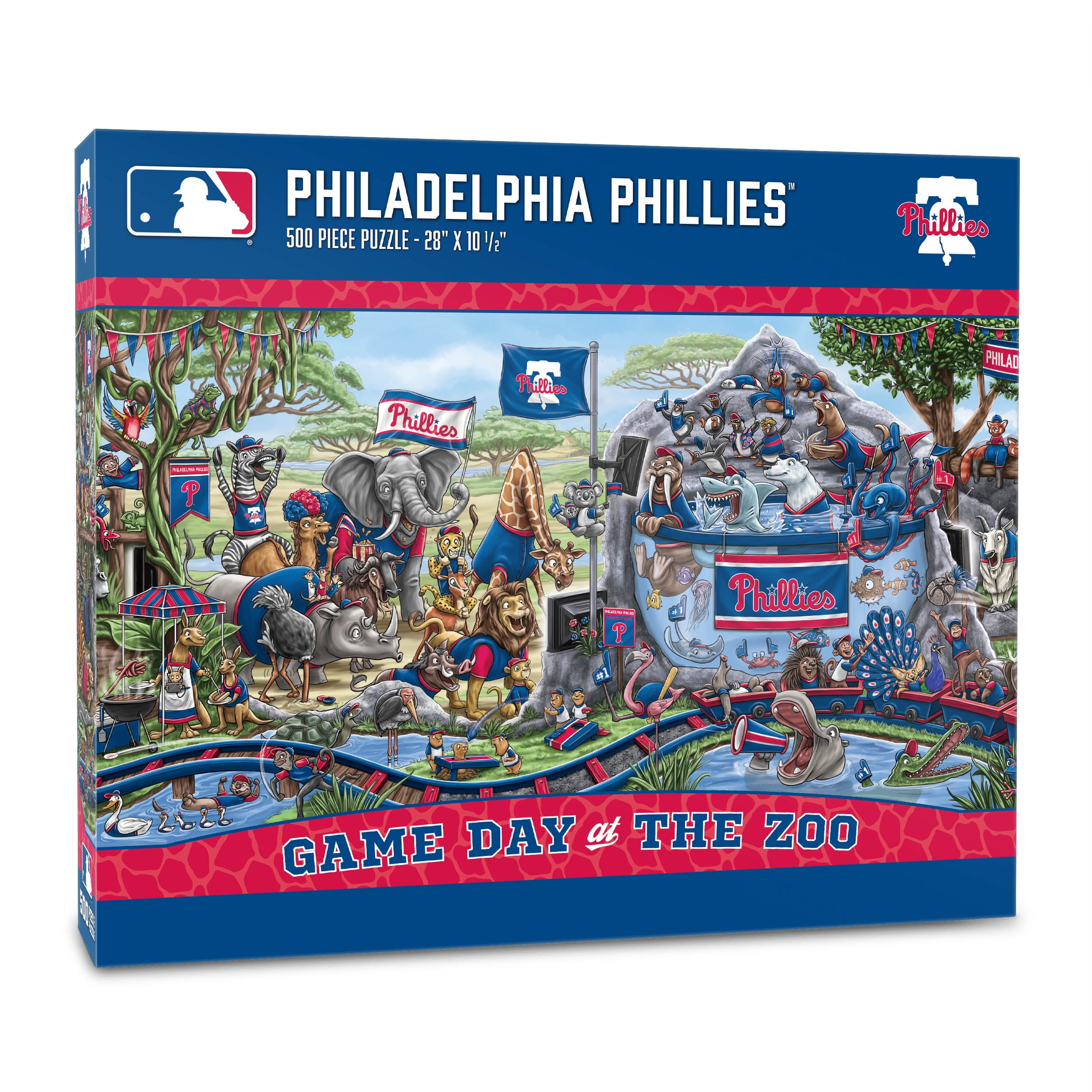 YouTheFan MLB Los Angeles Dodgers Game Day at the Zoo Puzzle
