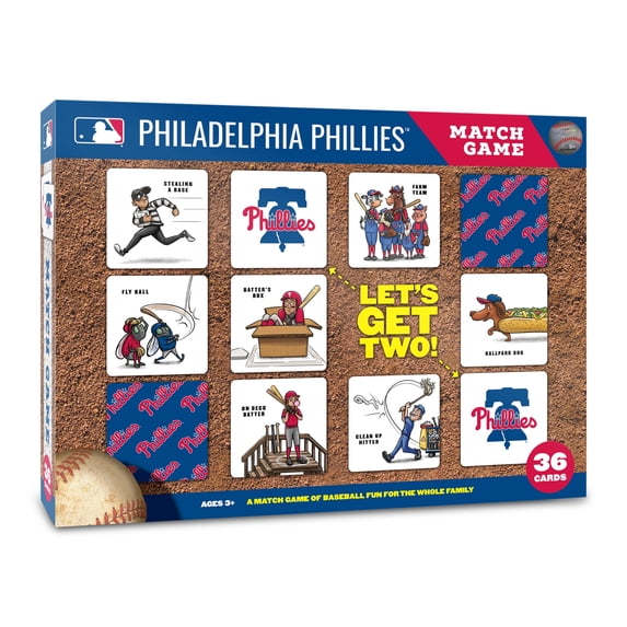 YouTheFan MLB Philadelphia Phillies Memory Match Game