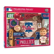 YouTheFan MLB Philadelphia Phillies Retro Series Puzzle – 500 PC