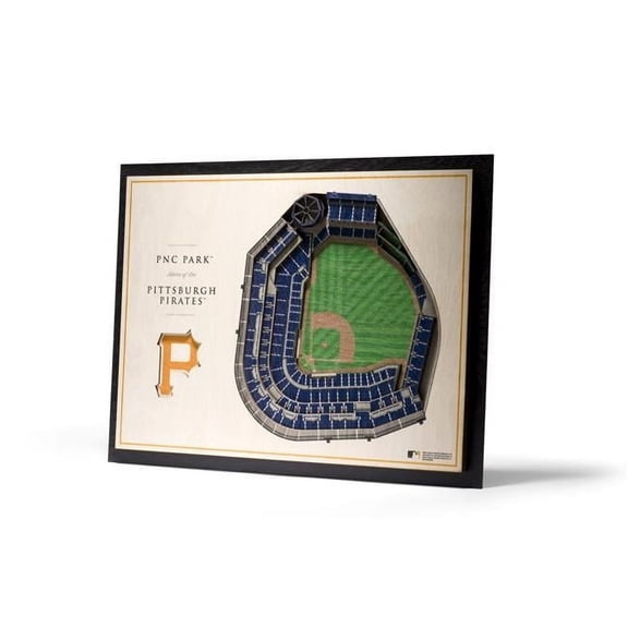 Pittsburgh Pirates 17'' x 13'' 5-Layer 3D StadiumViews Wall Art