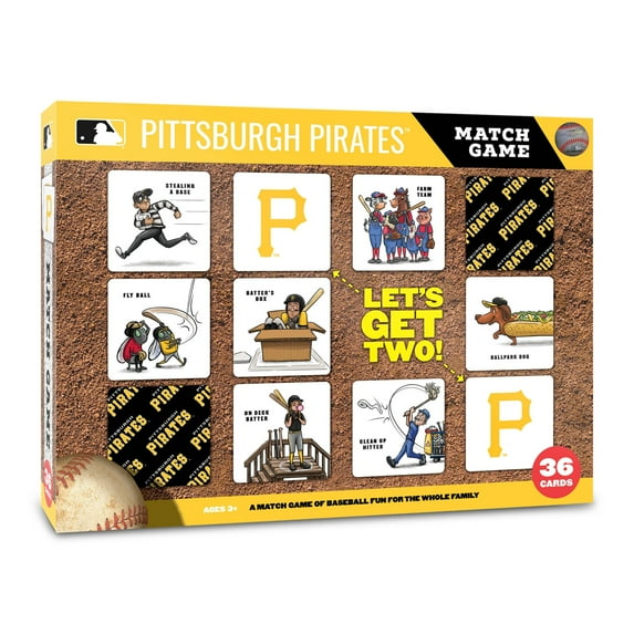 YouTheFan MLB Pittsburgh Pirates Memory Match Game