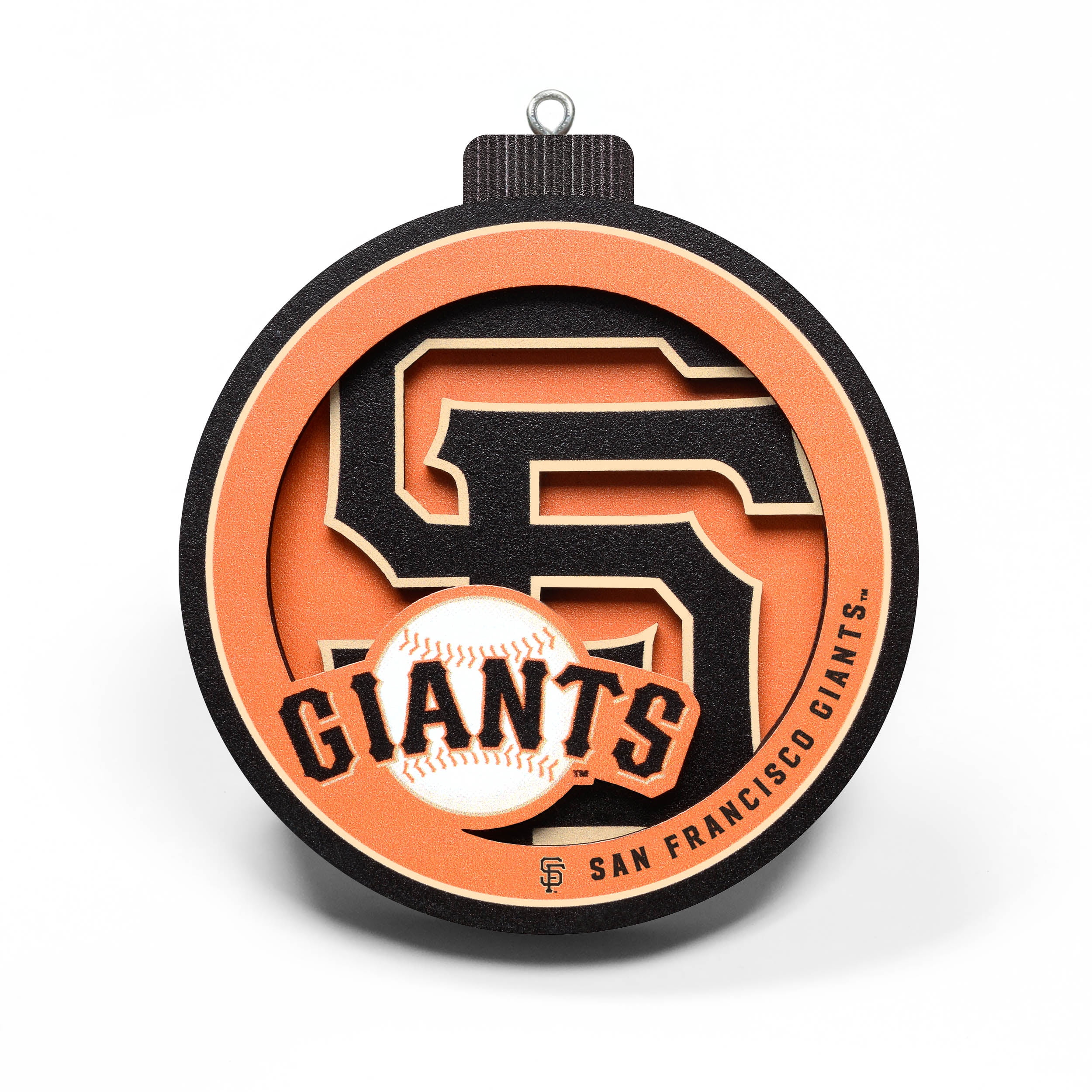YouTheFan MLB San Francisco Giants 3D Logo Series Ornament