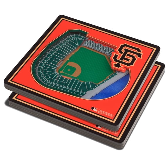 IDNA San Francisco Giants Orange 3D StadiumViews Coasters