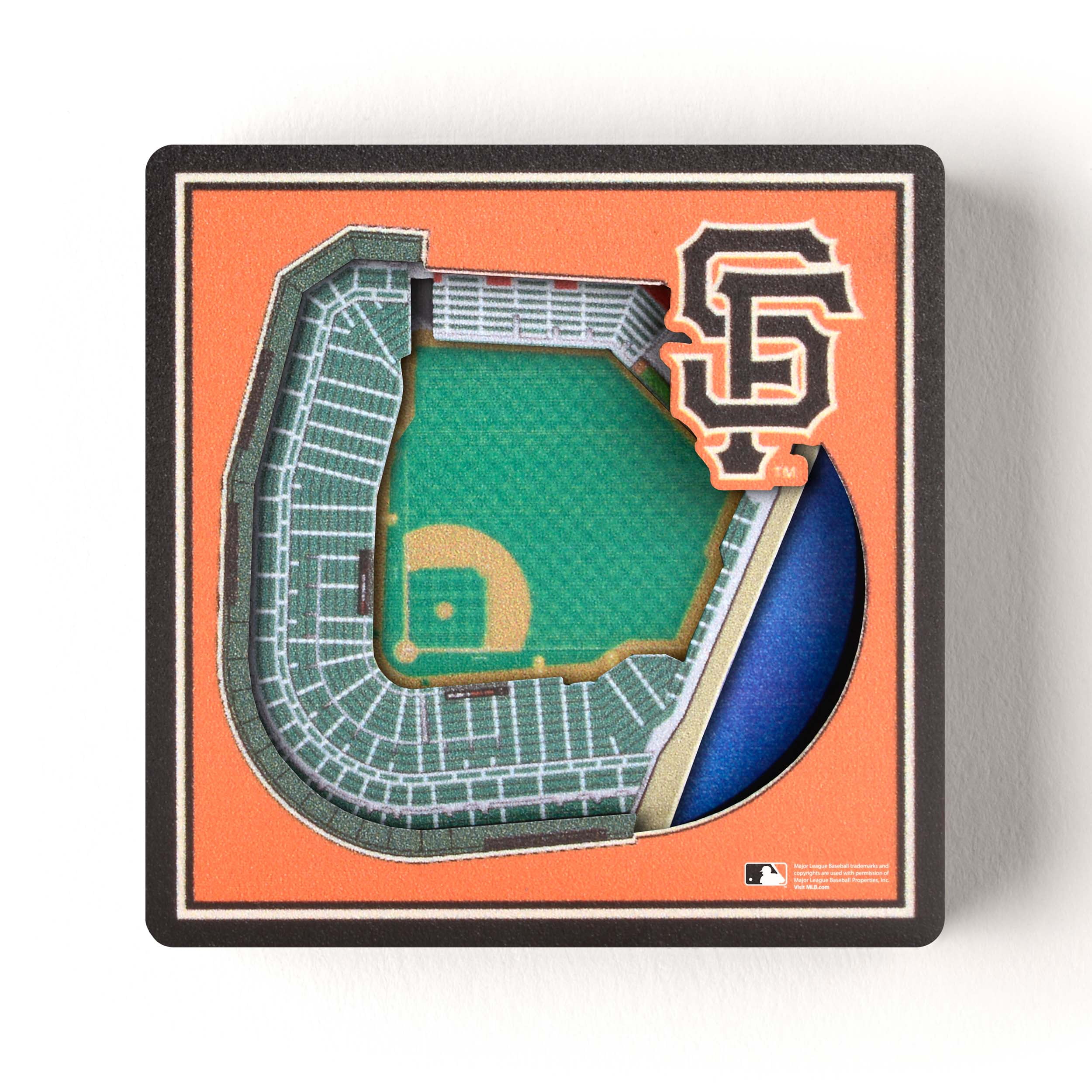 YouTheFan MLB San Francisco Giants 3D StadiumView Magnet - Walmart.com