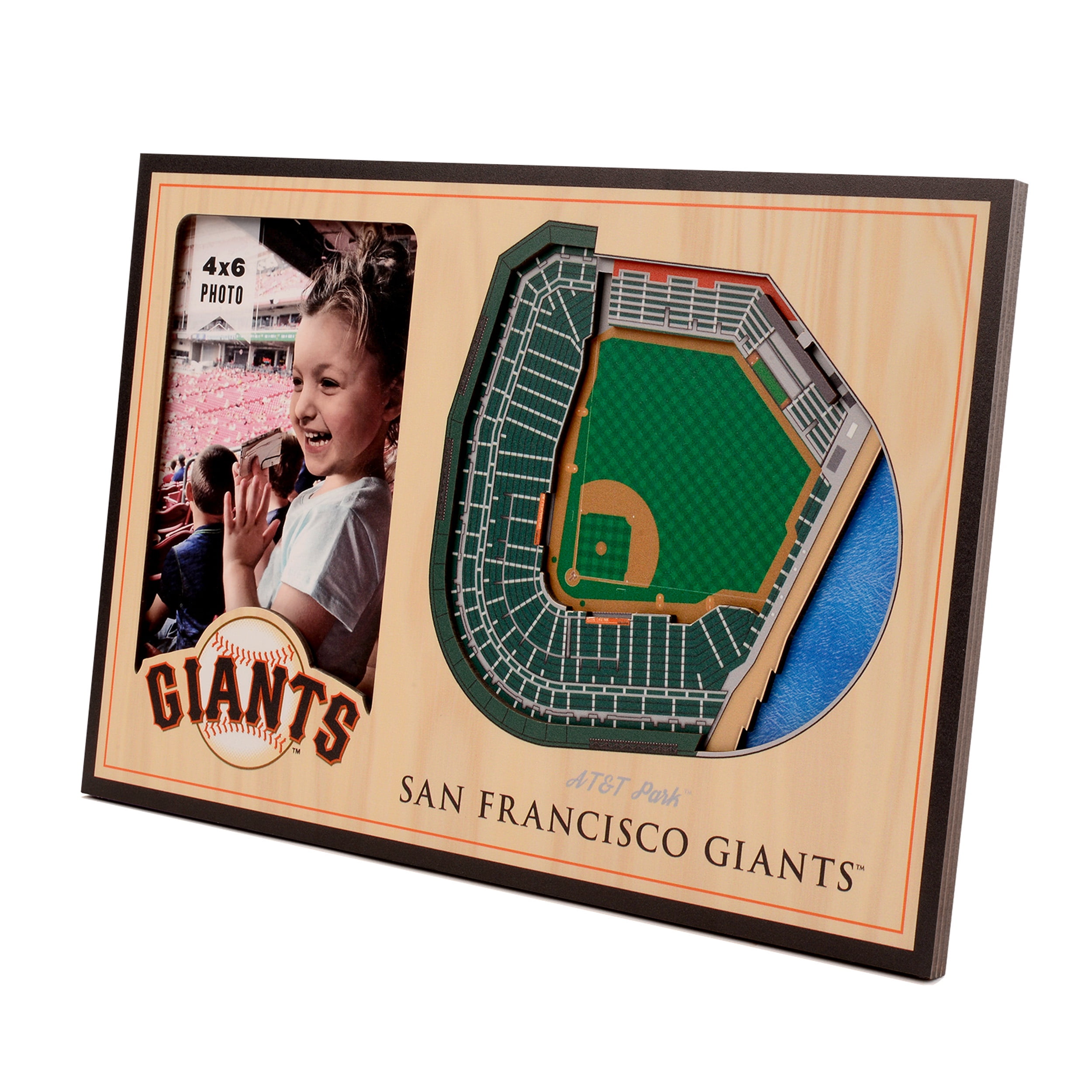 YouTheFan MLB San Francisco Giants 3D StadiumView Picture Frame