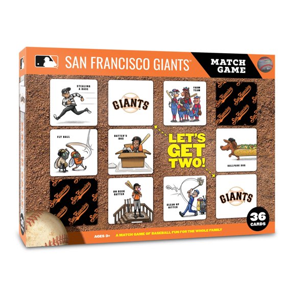 YouTheFan MLB San Francisco Giants Memory Match Game