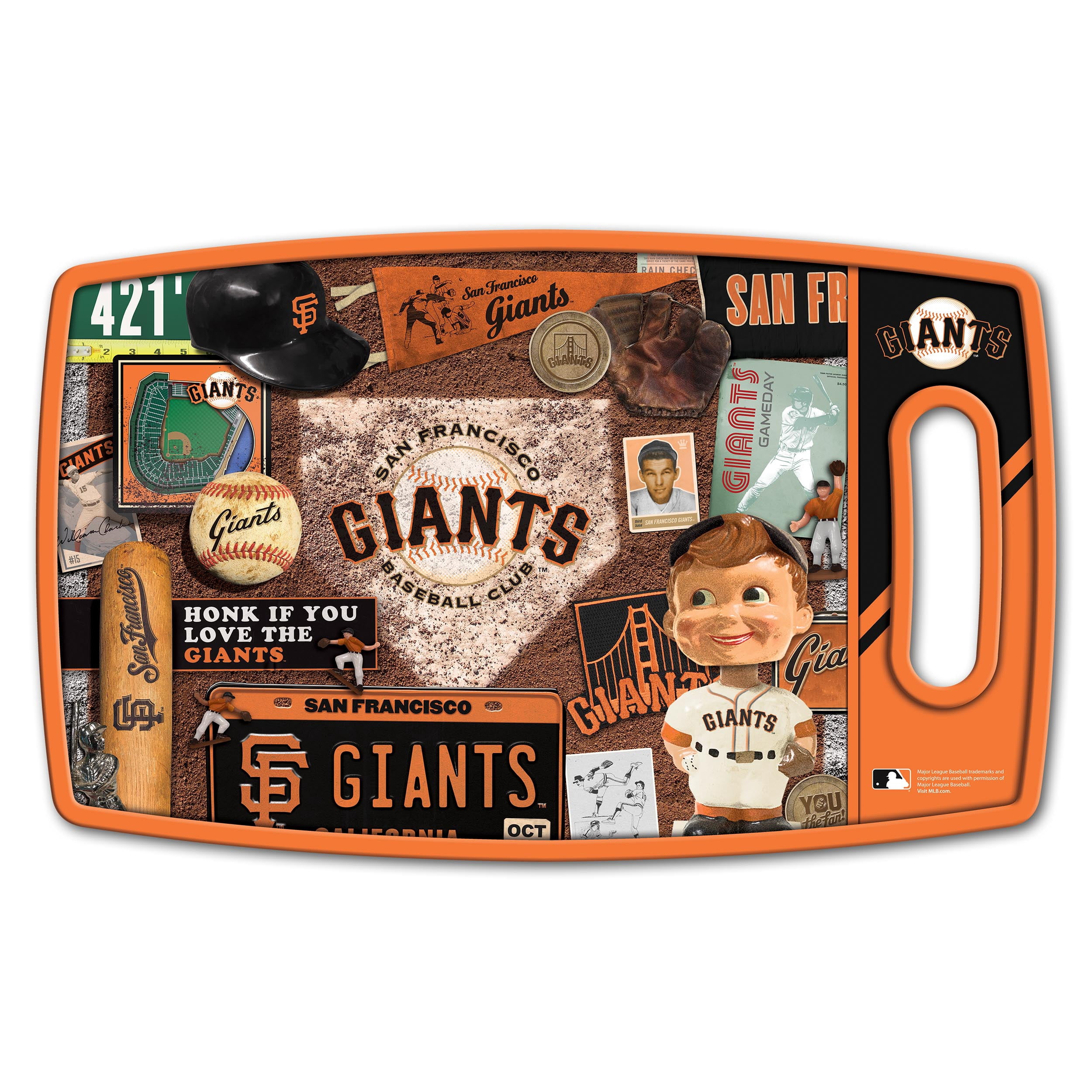 YouTheFan MLB San Francisco Giants Retro Series Cutting Board