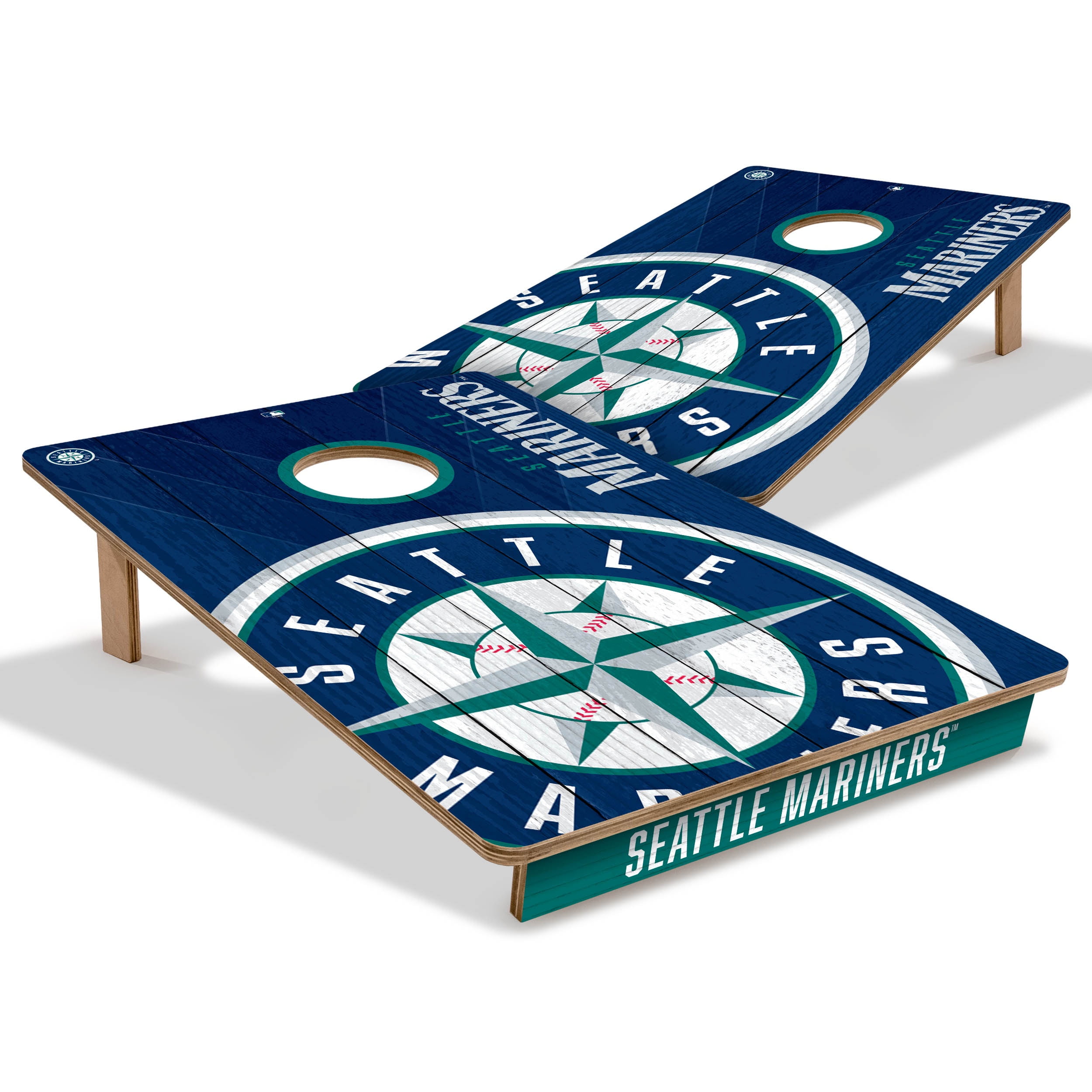 YouTheFan MLB Seattle Mariners 2' x 3' Cornhole Game No Bags