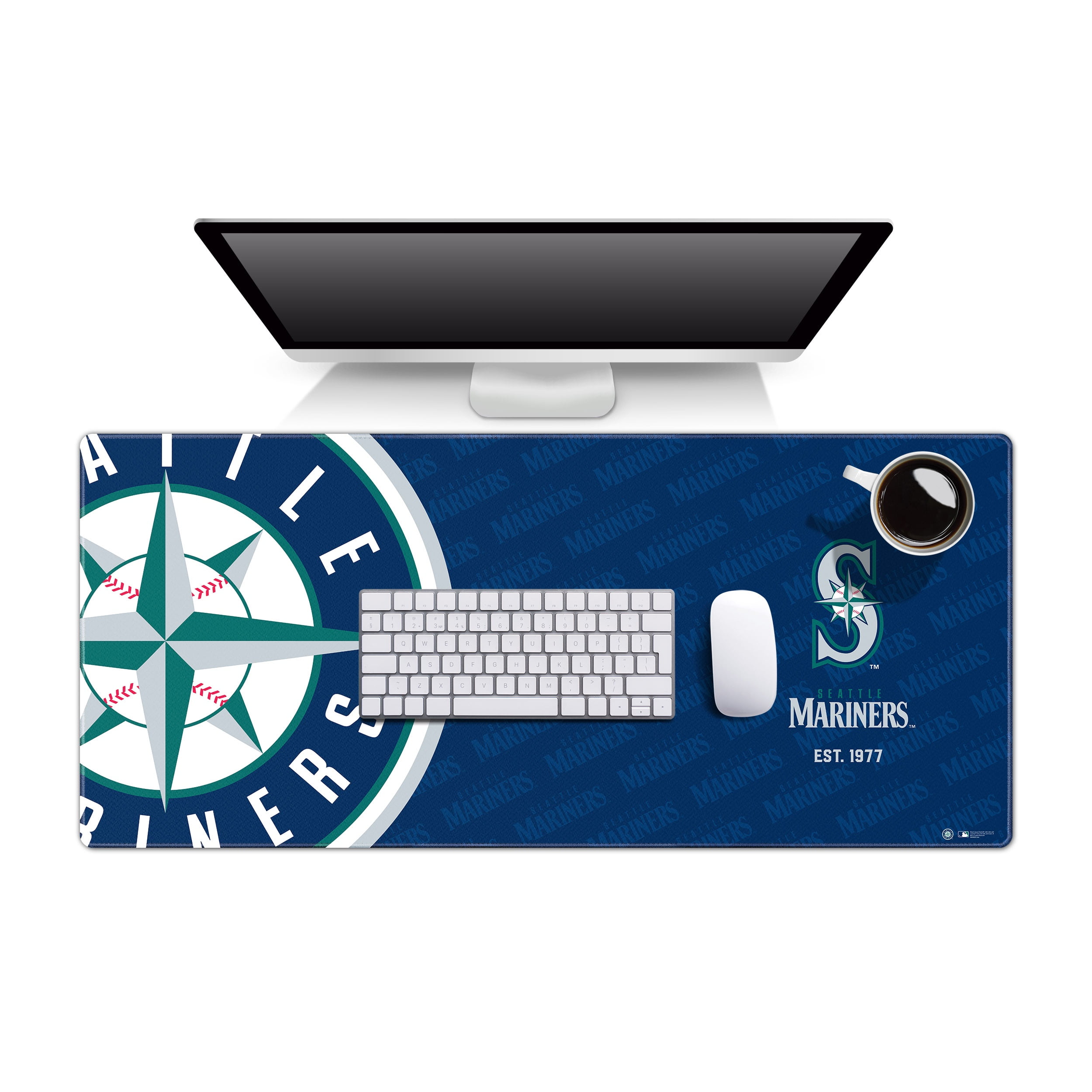 YouTheFan MLB Seattle Mariners Logo Series Desk Pad