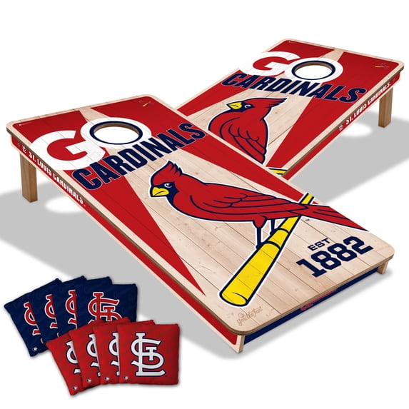 YouTheFan MLB St. Louis Cardinals 2' x 4' Cornhole Game