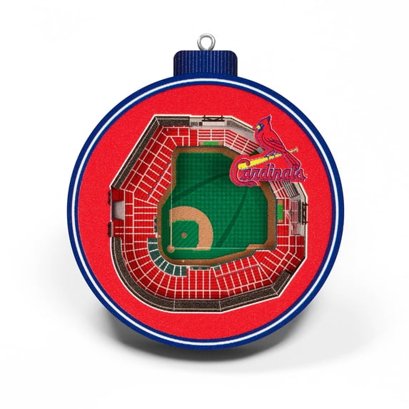YouTheFan MLB St. Louis Cardinals 3D StadiumView Ornament