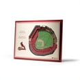 thumbnail image 1 of St. Louis Cardinals 17'' x 13'' 5-Layer StadiumViews 3D Wall Art, 1 of 5