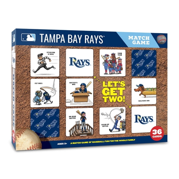 YouTheFan MLB Tampa Bay Rays Memory Match Game