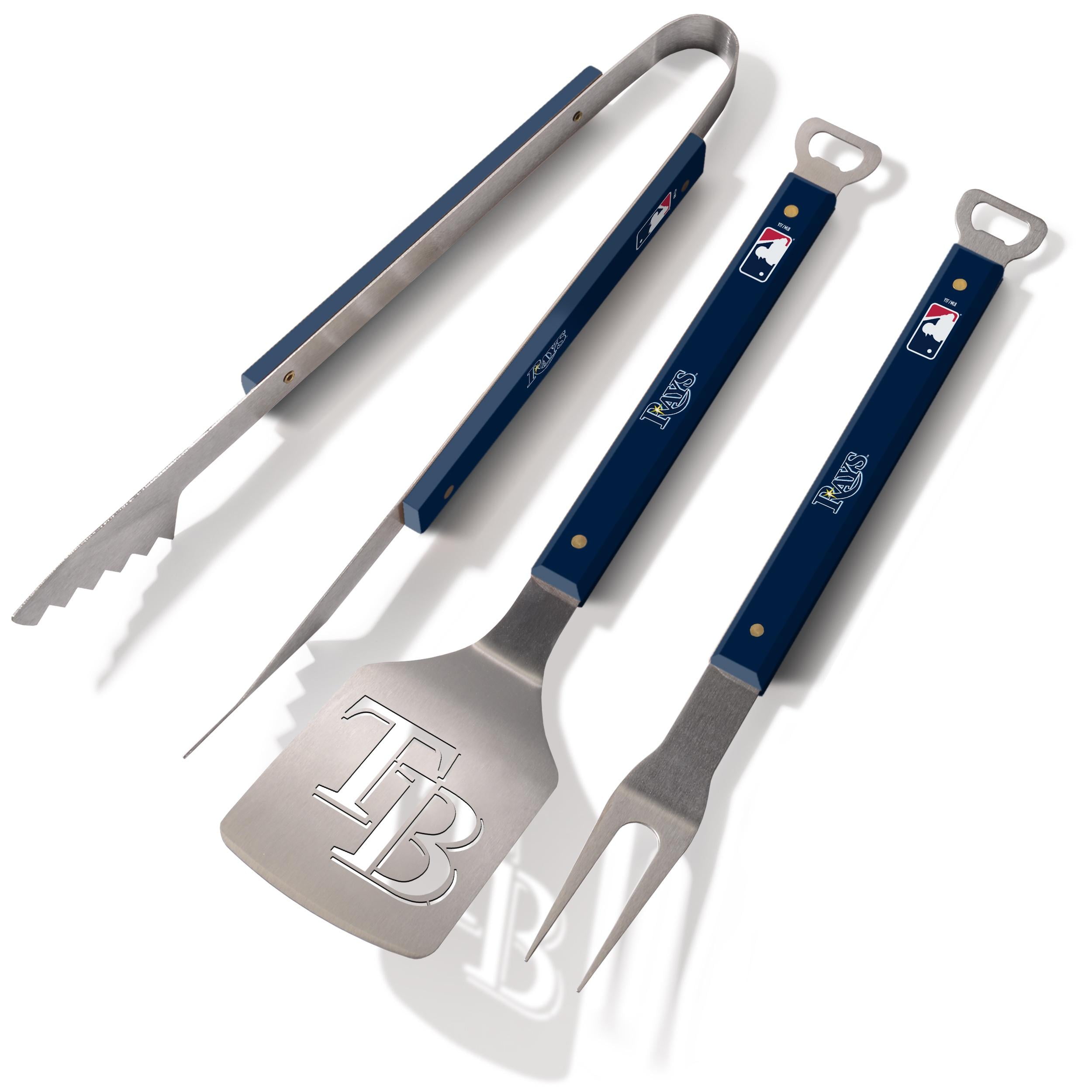 YouTheFan MLB Tampa Bay Rays Spirit Series 3pc BBQ Set