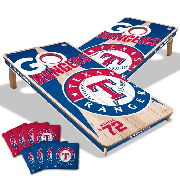 YouTheFan MLB Texas Rangers 2' x 4' Cornhole Game