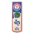 thumbnail image 1 of Texas Rangers 6'' x 19'' 3D StadiumView Banner, 1 of 3
