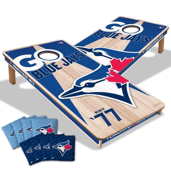 YouTheFan MLB Toronto Blue Jays 2' x 4' Cornhole Game