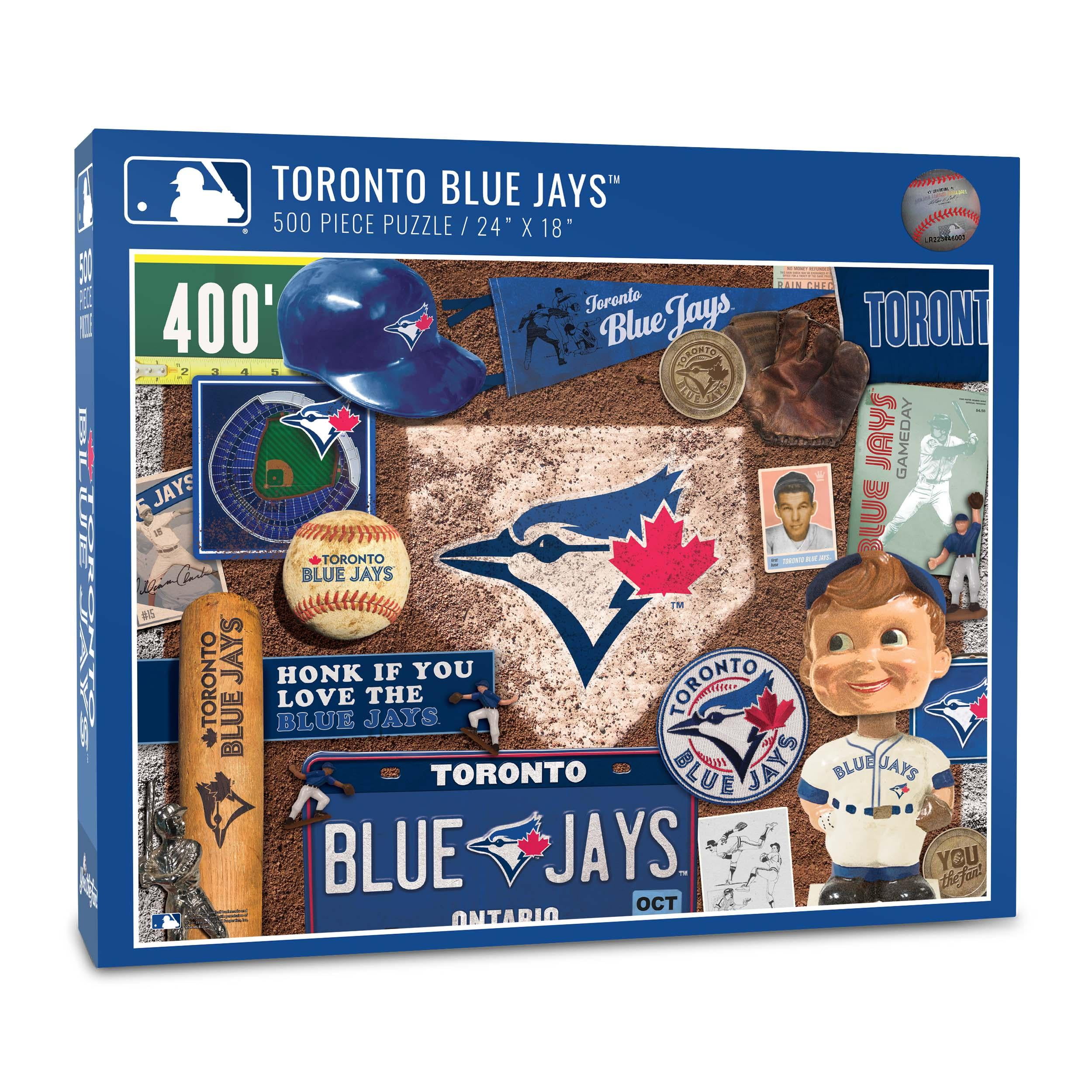 YouTheFan MLB Toronto Blue Jays Retro Series Puzzle – 500 PC