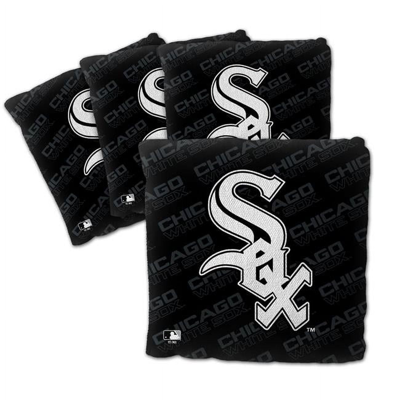 MLB Chicago White Sox Cornhole Bags - 4PK - Black
