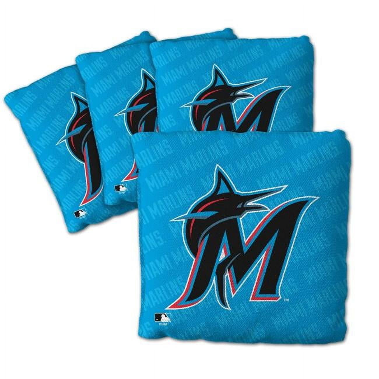 MLB Miami Marlins Cornhole Bags - 4PK - Teal