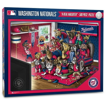 Washington Nationals Purebred Fans 18'' x 24'' A Real Nailbiter 500-Piece Puzzle