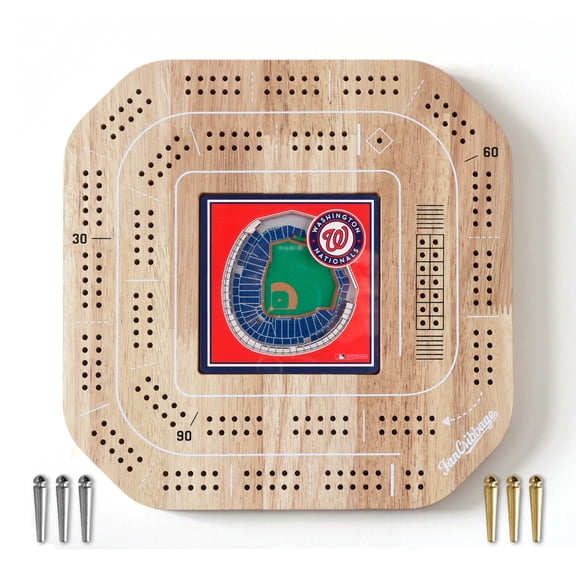 YouTheFan MLB Washington Nationals Stadiumview Cribbage
