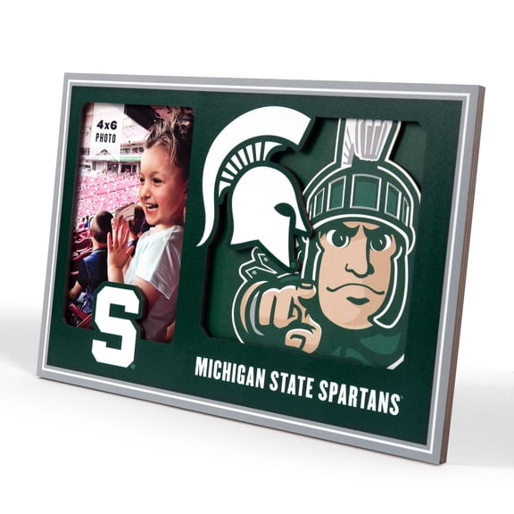Michigan State Spartans 3D Logo Picture Frame