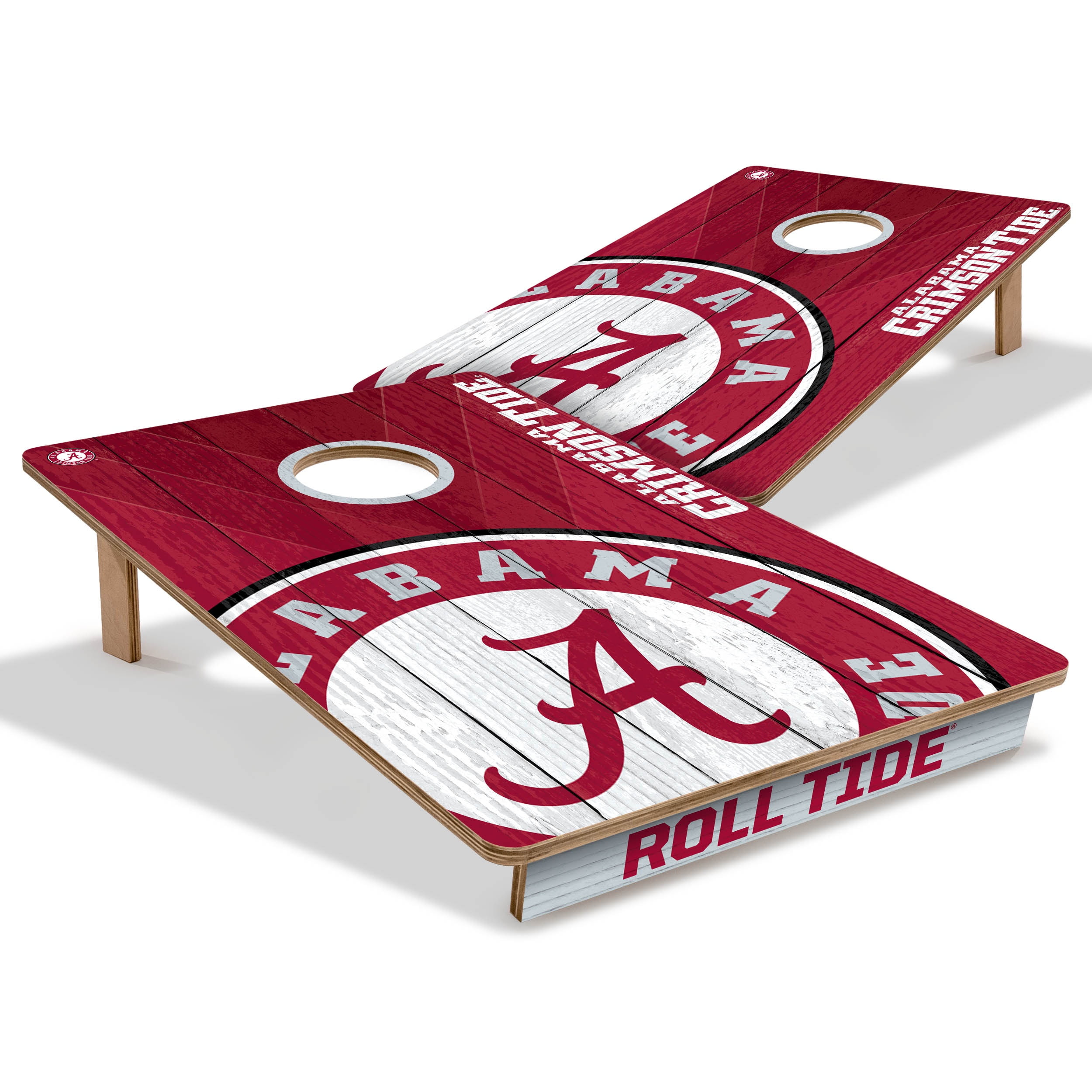 YouTheFan NCAA Alabama Crimson Tide 2' x 3' Cornhole Game No Bags