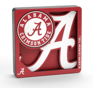 YouTheFan NCAA Alabama Crimson Tide 3D Logo Series Magnet
