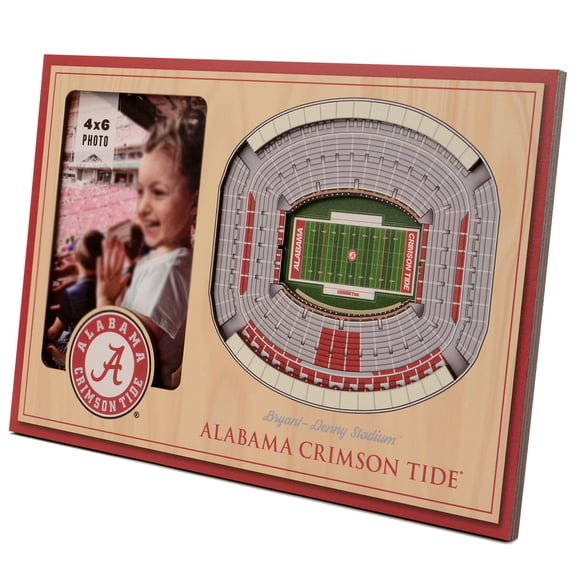 IDNA Alabama Crimson Tide 3D StadiumViews Picture Frame