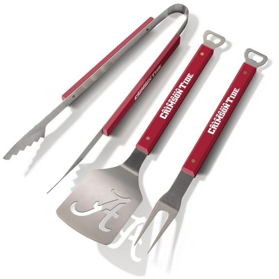 YouTheFan NCAA Alabama Crimson Tide Spirit Series 3pc BBQ Set