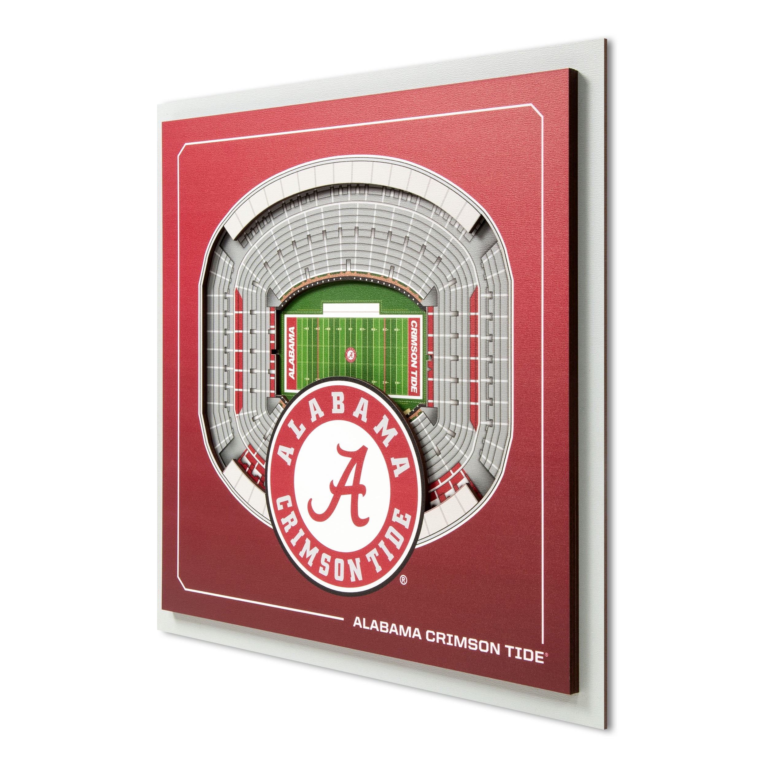 YouTheFan NCAA Alabama Crimson Tide Stadium Series 3D Wall Art