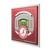 IDNA Alabama Crimson Tide 12" x 12" Stadium Series 3D Wall Art