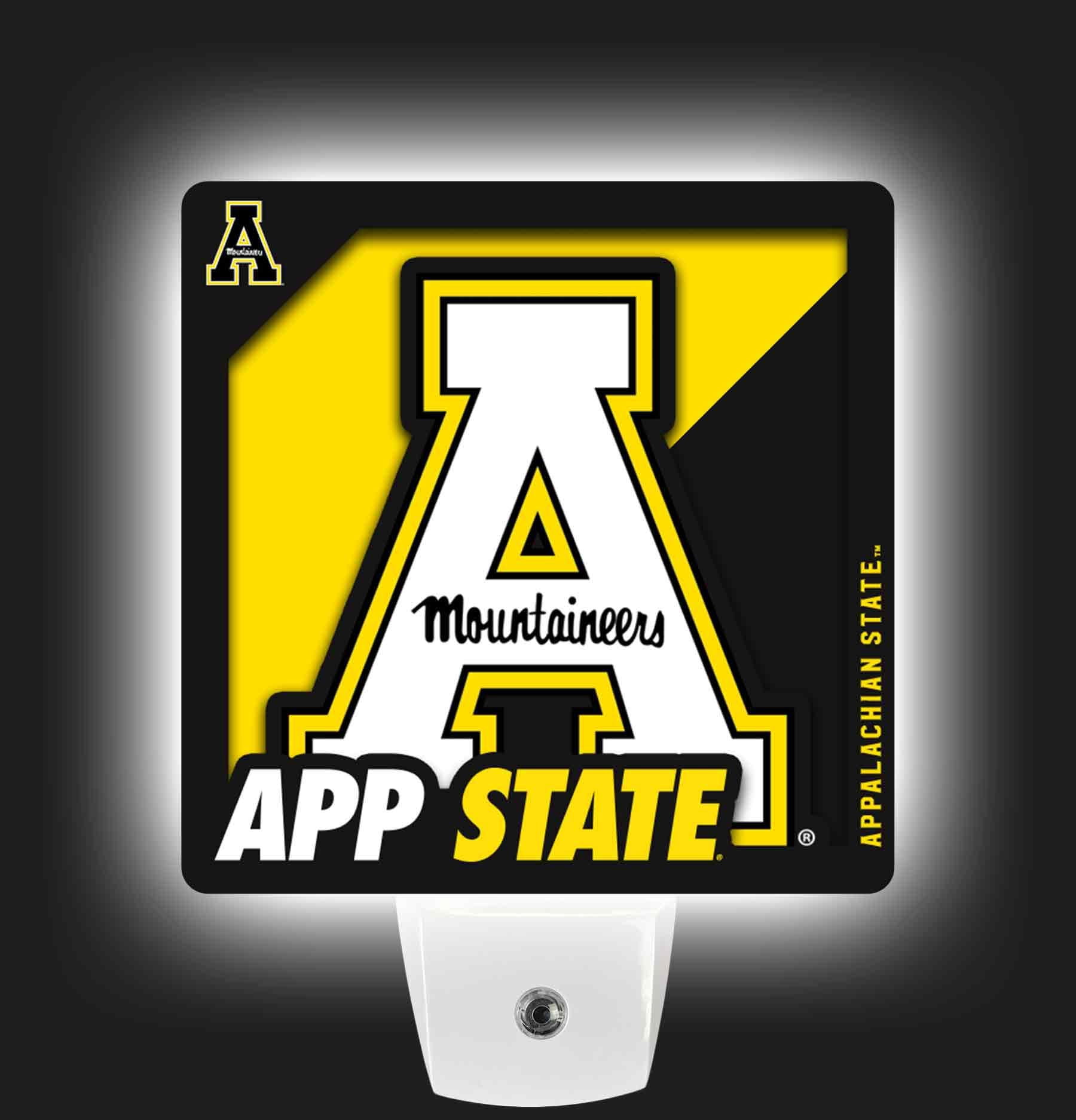 YouTheFan NCAA Appalachian State Mountaineers Logo Series Nite Light