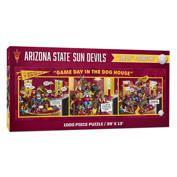 YouTheFan NCAA Arizona State Sun Devils Purebred Fans Gameday in the Dog House 1000PC Puzzle