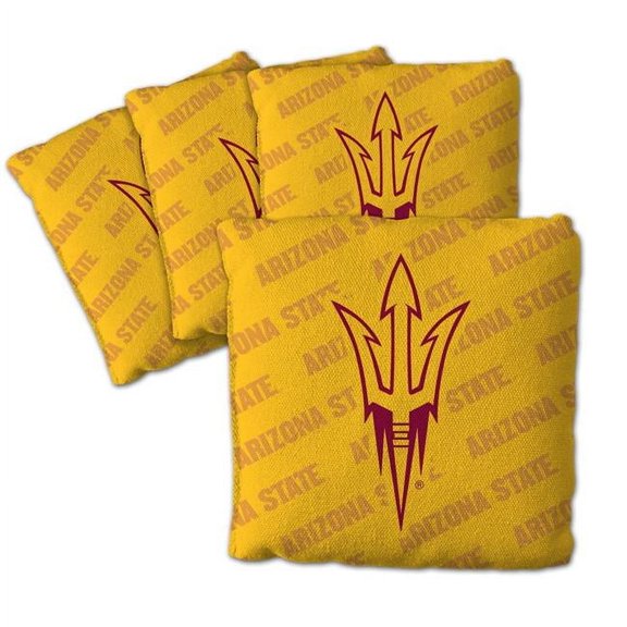 NCAA Arizona State Sun Devils Cornhole Bags - 4PK - Yellow