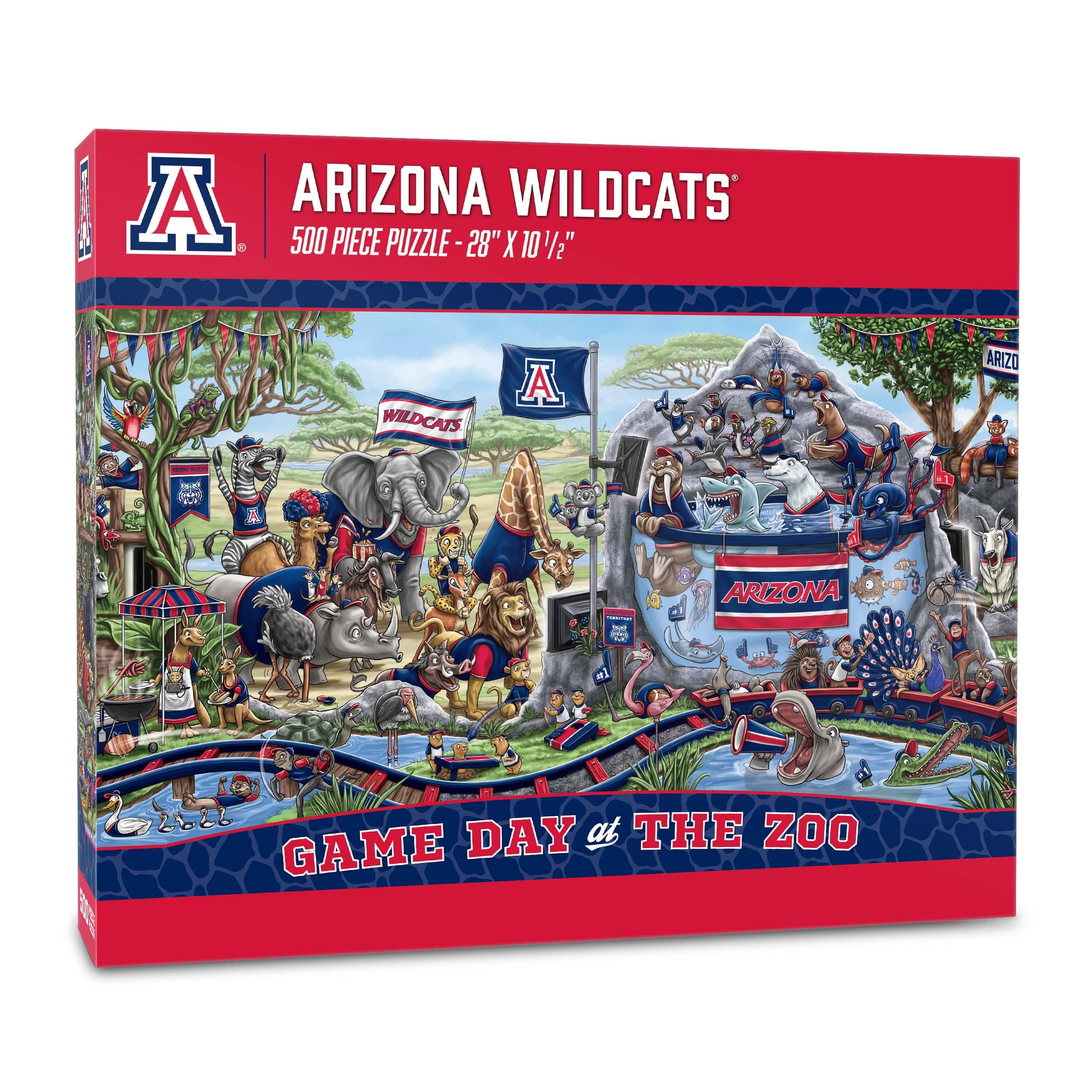 YouTheFan NCAA Arizona Wildcats Game Day at the Zoo - 500 pc Puzzle