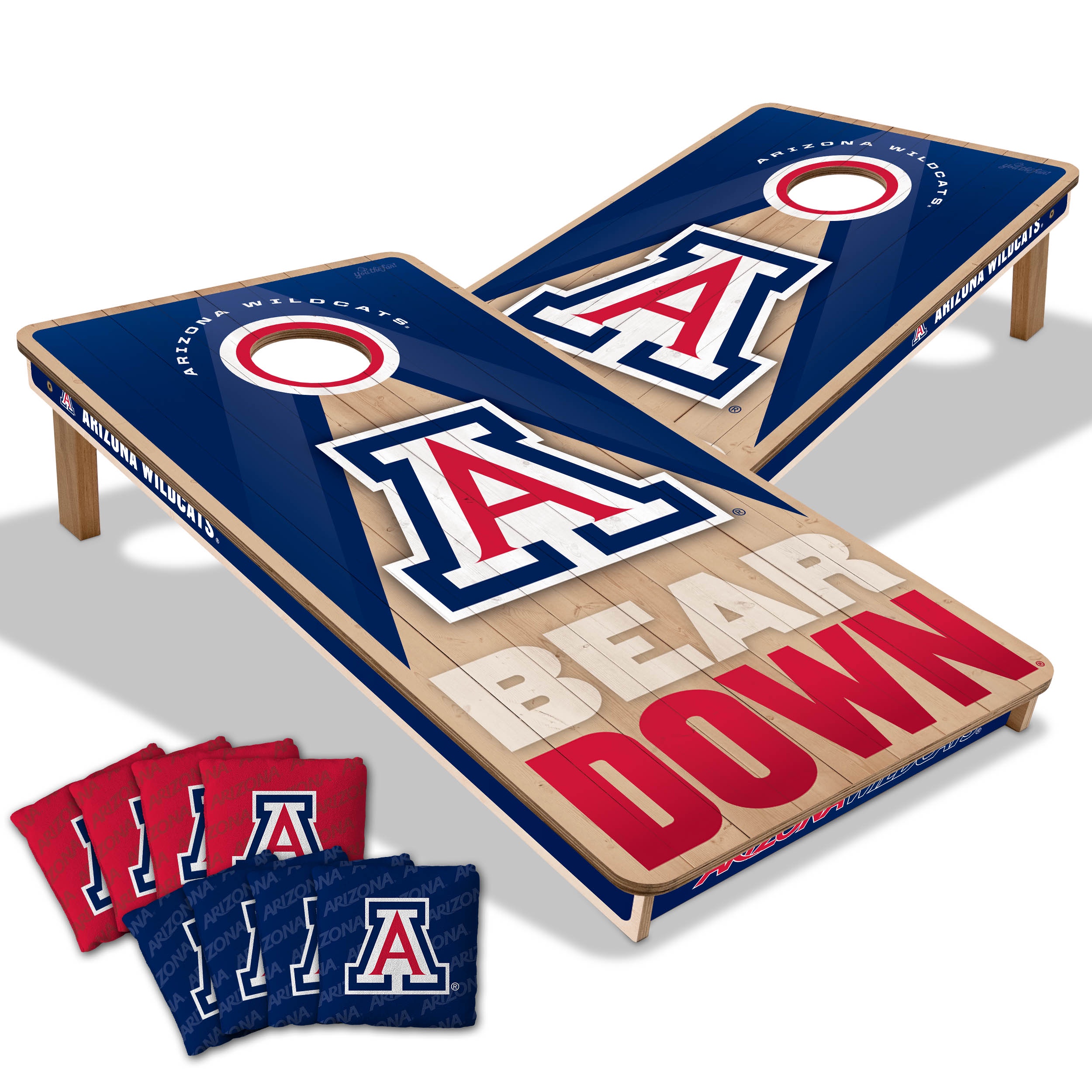 YouTheFan NCAA Arizona Wildcats 2x4 Slogan Series Cornhole