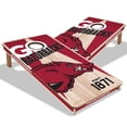 thumbnail image 1 of YouTheFan NCAA Arkansas Razorbacks 2' x 4' Cornhole Game No Bags, 1 of 5