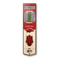 thumbnail image 1 of Arkansas Razorbacks 8'' x 32'' 3D StadiumView Banner, 1 of 3