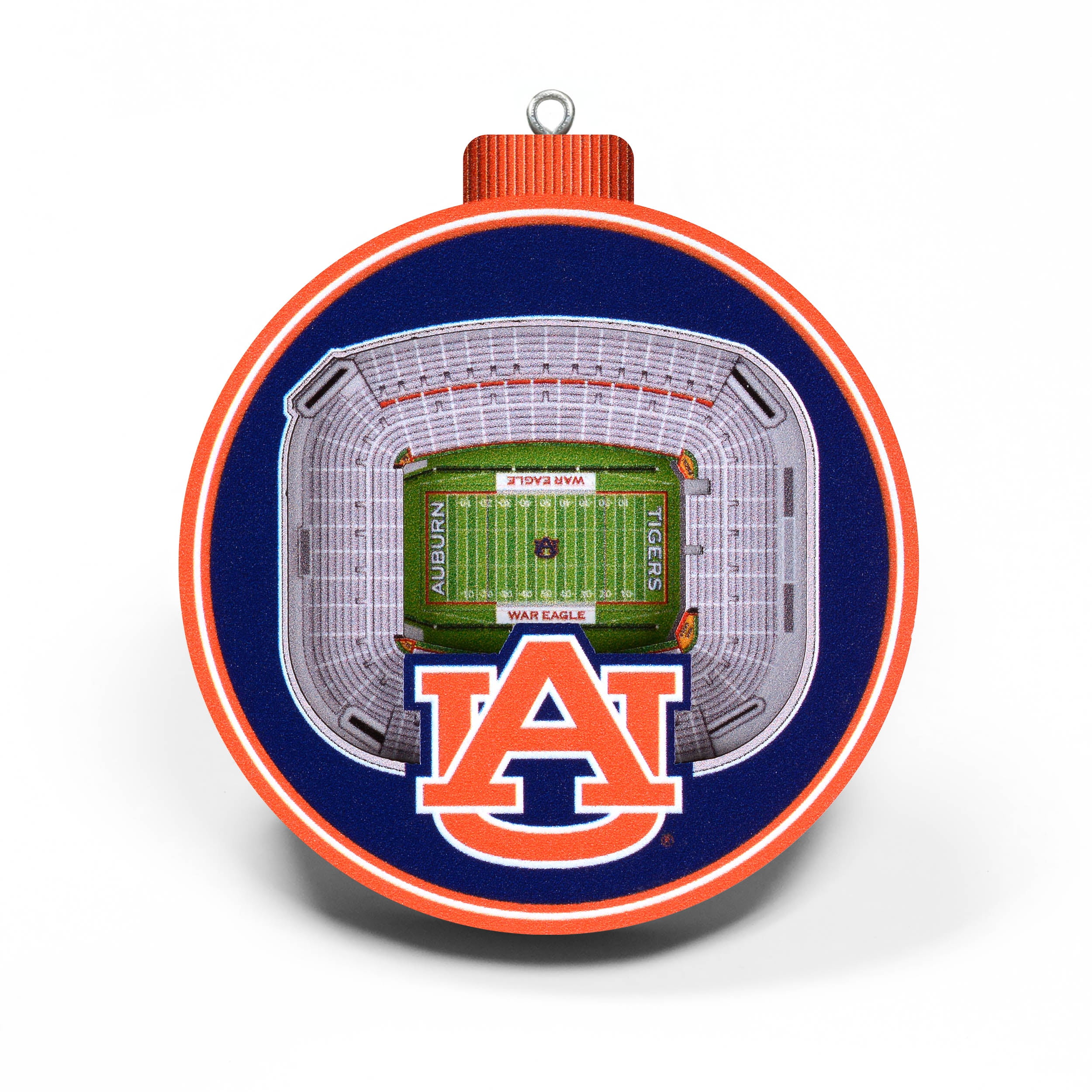 YouTheFan NCAA Auburn Tigers 3D StadiumView Ornament