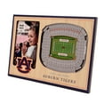 thumbnail image 1 of YouTheFan NCAA Auburn Tigers 3D StadiumView Picture Frame, 1 of 5