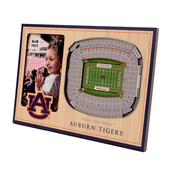 YouTheFan NCAA Auburn Tigers 3D StadiumView Picture Frame