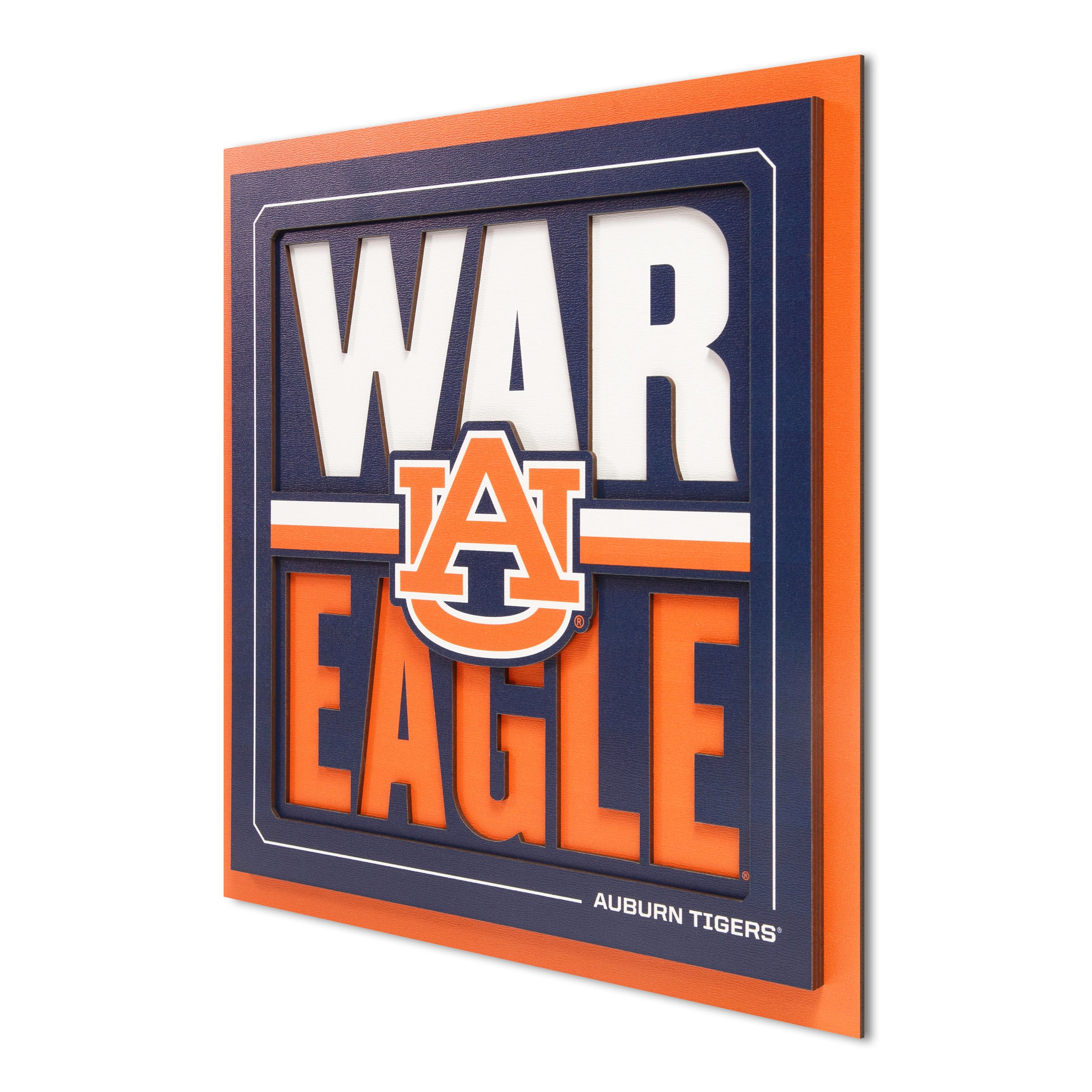 YouTheFan NCAA Auburn Tigers Slogan Series 3D Wall Art