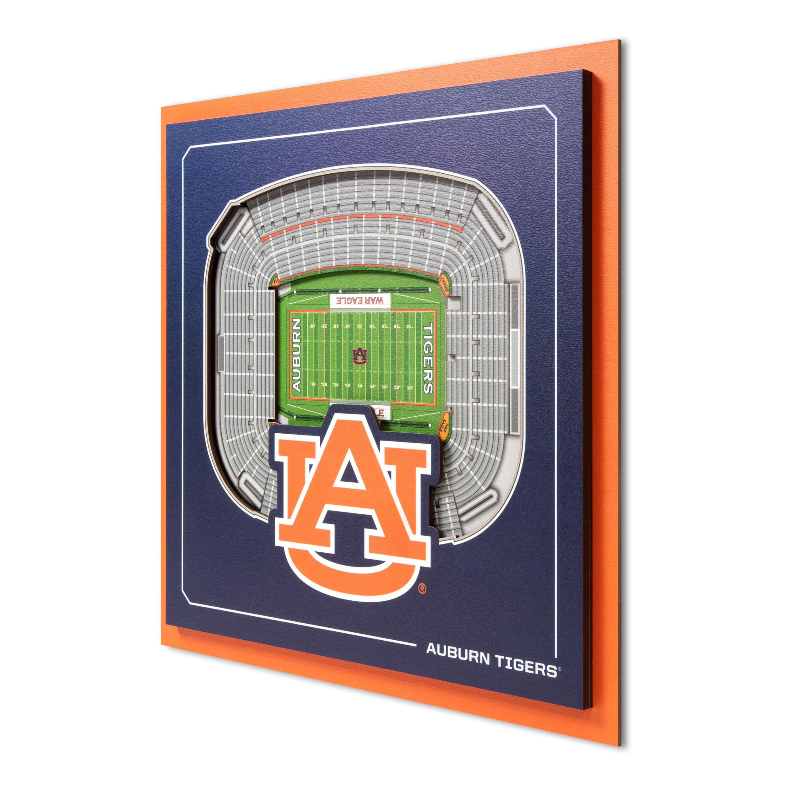 YouTheFan NCAA Auburn Tigers Stadium Series 3D Wall Art